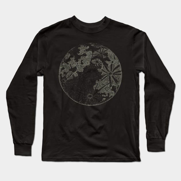 Full Moon Long Sleeve T-Shirt by LaurenRingelman